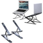 Soporte para portátil Strado N8 Aluminio Ajustable Gris