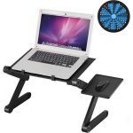 Suporte para portátil NoName K672G Alumínio com Ventilador 15" Ajustável