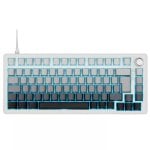 Teclado The G-Lab Keyz Elite 300 HE Magnético compacto com switches Hall Effect e AZERTY RGB iluminação personalizável