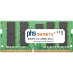 Memoria RAM PHS-memory SP407581 16GB 1x16GB DDR4 3200MHz SO-DIMM ECC Negro