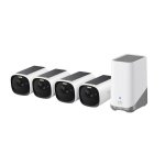 Cámara IP Eufy eufyCam E40 2K Visión Nocturna Interior y Exterior Alarma Solar Audio Bidireccional