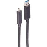 Câble USB Shiverpeaks Fibre Optique USB-A vers USB-C 5 Gbps 30 m