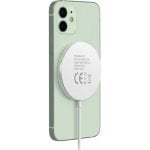 Kabelloses Ladegerät Mayaxess MagSafe 15W Aluminium Weiß