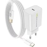 Mayaxess 20W USB Schnellladegerät Weiß mit USB-C Kabel