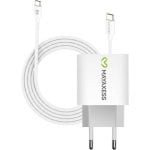 Chargeur mural USB-C 20W Mayaxess avec câble 1m