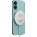 Carregador sem fios Mayaxess MS-VIRT-16 MagSafe 15W alumínio branco