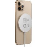 Mayaxess Kabelloses Ladegerät MagSafe 15W Aluminium Kompakt Weiß