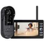 Interphone vidéo OVO Écran 4,3” HD 160° Audio bidirectionnel Vision nocturne