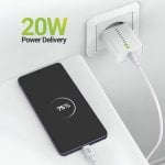 Chargeur Rapide Mayaxess SEK-VIRT-S26U 20W avec Câble USB-C 1 m Blanc
