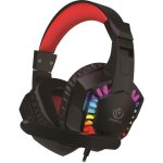 Auriculares Rebeltec Shark con cable 3,5 mm Over Ear, micrófono y RGB negro