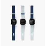 Bracelette Uniq Revix IV silicone bleu marine pour Apple Watch