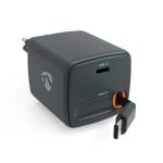 Carregador de Parede NEDIS WCHARC65WBK 65W 2 Ports USB-C GaN PD 3.0