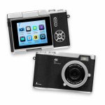 Câmara Compacta Karawan 48MP 4K Autofocus Flash Ecrã HD 2.4" Preto