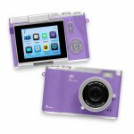 Câmara Compacta Karawan 48MP 4K Autofocus Flash Ecrã HD 2.4” Roxa