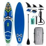 Aufblasbares SUP-Board Funwater SUPFR02E 350x84 cm Blau