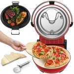Horno Pizza Eléctrico Airmsen 1500W Piedra Cerámica 32cm 425°C