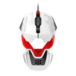 Ratón Mad Catz R.A.T.1 USB 3500 DPI Ambidextre Noir Rouge Blanc