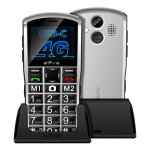 Artfone A400 4G 2,4" Botón SOS Base de carga Negro