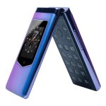 HAMTOD T8 4G 2.8" Flip Bouton SOS Grandes Touches Violet
