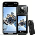 Action Camera Fossibot Fc360 8K WiFi BT UltraWide Stabilizzazione Avanzata