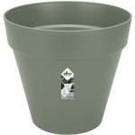 Vaso Elho Loft Urban Ø40 cm Plastica Riciclata Serbatoio Acqua Ruote Trasparenti