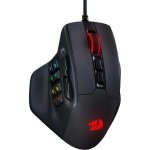 Maus Redragon M811 USB 6200 DPI 15 Tasten Schwarz Ergonomisch RGB