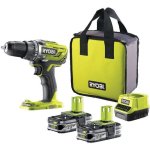Taladro atornillador Ryobi R18DD3-215S 18V ONE+ 2 Velocidades Mandril 13 mm
