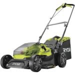 Tondeuse à gazon Ryobi 18V ONE+ sans balais 37 cm Mulching 2x4.0 Ah
