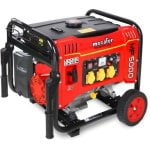 Groupe Électrogène Portable Mecafer MF5000 4000W AVR 3x230V + 12V DC 5A