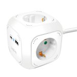 Multipresa LogiLink LPS283U 4 prese USB-A QC USB-C PD ricarica rapida
