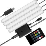 Tira Led Controlada Por Sonido Para El Coche, Rgb 4x12