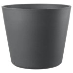 Vaso Deroma Origin 49 L Cinza Plástico Reciclado 48x40 cm