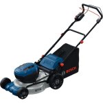 Cortacésped Bosch GRA18V2-46SP inalámbrico 46 cm 36V doble batería azul