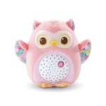 Nachtlicht Plüschtier VTech Lumi Eule Rosa 5 Farben 4 Stufen