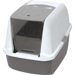 Cassetta igienica Catit Airsift Regular con tetto, porta fumata e filtro AirSift™ grigio