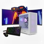 Desktop NeoPC Iota AMD Ryzen 9 5950X 32GB 2TB NVMe RX 9060 XT Windows 11 Pro 34" QHD