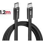 Câble USB-C à USB-C Forcell 60W 1,2 m Noir