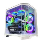 PC de bureau Nitropc Avancé AMD Ryzen 7 5800X 32GB 1TB SSD RTX 5060 Ti Windows 11 Blanc
