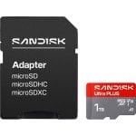 Tarjeta microSDXC SanDisk Ultra Plus 1TB UHS-I Clase 10 A1 V10