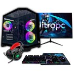 PC Sobremesa Nitropc Pack Avanzado AMD Ryzen 5 3400G 16GB 480GB SSD Radeon Vega 11 Windows 11 Monitor 24"