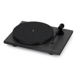 Platine Triangle Lunar 1 Noire Tractive par Courroie 33/45 RPM