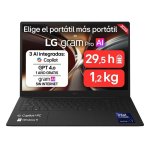 Portátil LG gram Pro 16Z90U 16" Intel Core Ultra 7 32GB 512GB SSD Intel Arc Windows 11