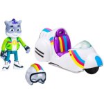 Set di Gioco Bandai Enquêtes Sauvages Moto Off-road e Figura Sam Snow