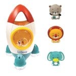 Jeu de Bain Lexibook Cohète et 3 Animaux Flottants Multicolor