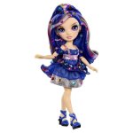Bambola di Moda Rainbow High Be Dazzling Genevieve 27 cm Blu con Gemme, Capelli Personalizzabili e Vestito Removibile