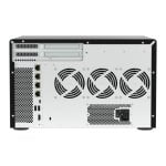 Servidor NAS torre QNAP 12 bahías AMD Ryzen 5 16GB DDR5 2,5GbE QTS Hero