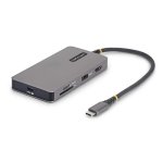 Docking station StarTech 305B-USBC-MULTIPORT USB-C HDMI 4K 140W Ethernet SD Gris