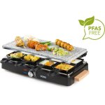 Raclette Domo DO9262G 8 persone 1400W pietra naturale griglia antiaderente