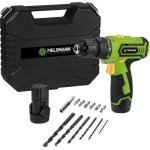 Taladro Atornillador Inalámbrico Fieldmann FDV 10252-A 12V 2 Baterías Li-ion 1,3 Ah