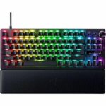 Teclado Razer Huntsman V3 Pro Tenkeyless mecánico con switches ópticos y RGB AZERTY francés